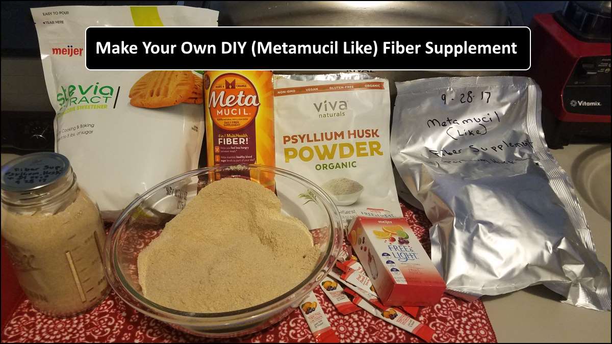 Mix Your Own Fiber Supplement For Long Term Food Storage