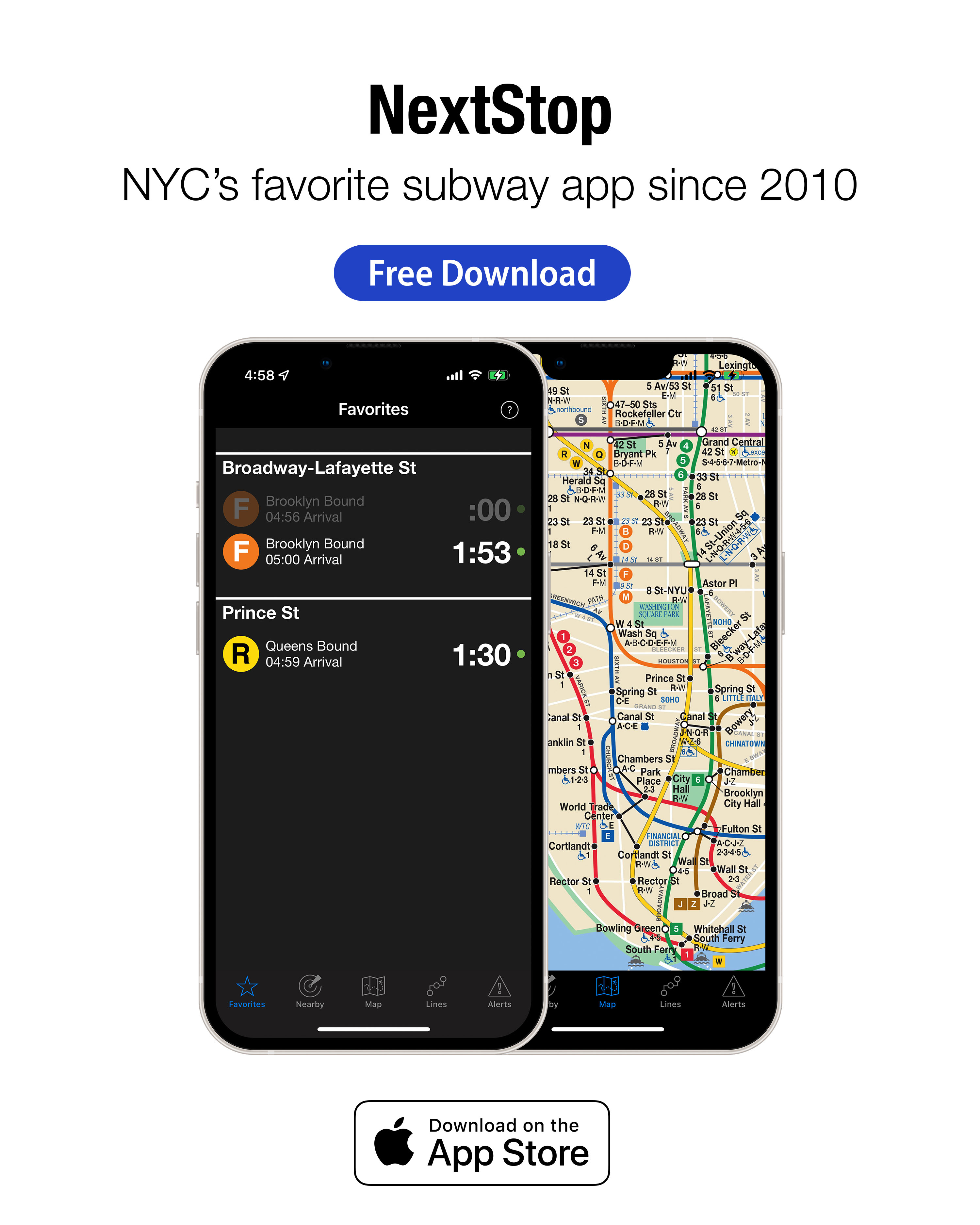 NextStop NYC Subway App