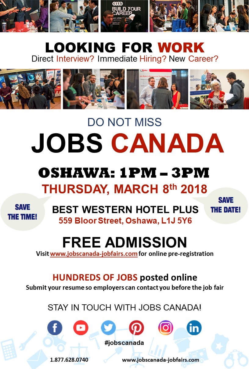 Oshawa Job Fair (Ontario) Next Stop Canada