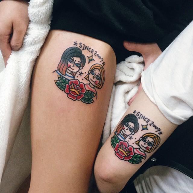 80 Tattoos Of Friendship For Many Who Share Confidences - Nexttattoos 640_x_640_jpg