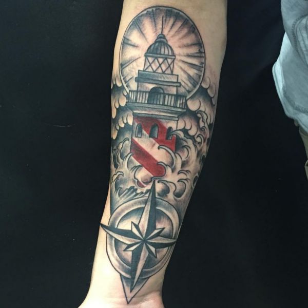Lighthouse Tattoo Motifs, Concepts And Meanings - Nexttattoos 600_x_600_jpg
