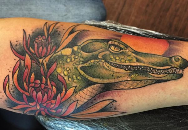 19 Crocodile Tattoo Designs Pictures and Meaning » Nexttattoos