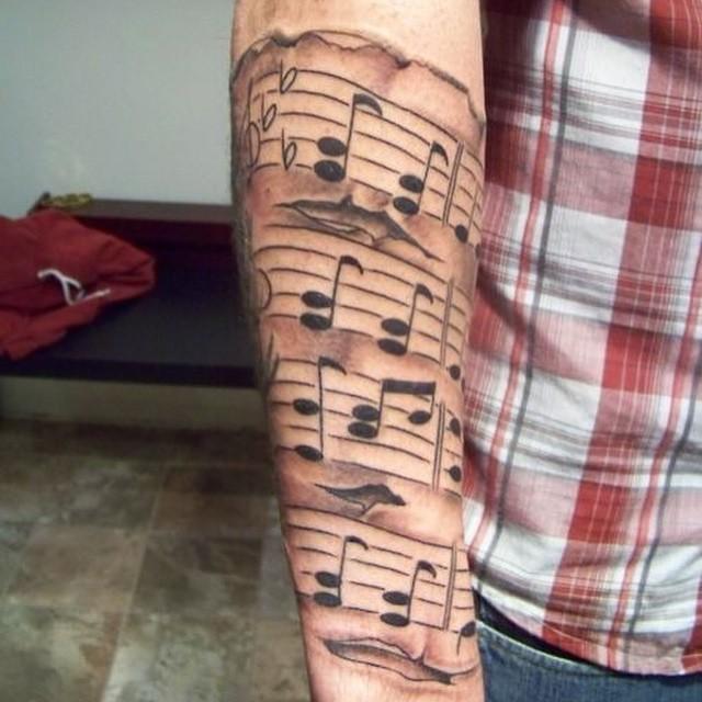 Partiture Tattoo