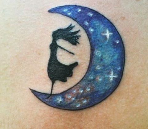 Moon Tattoo Designs With Meanings - 24 Concepts - Nexttattoos 420_x_480_jpg