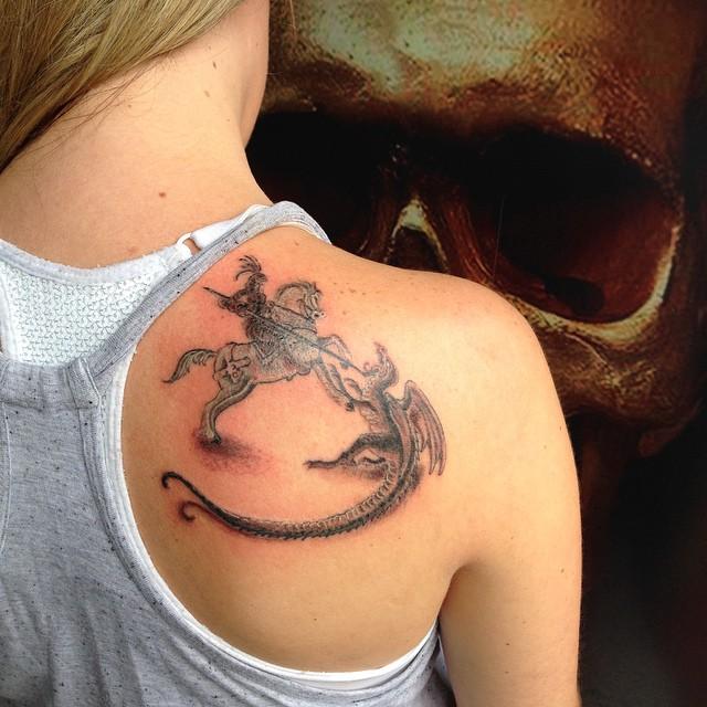 50 Tattoos of Saint » Nexttattoos