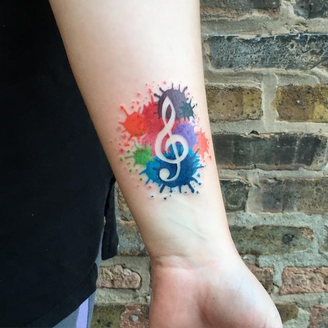 tatuagem partitura musical Pesquisa Google Sheet music tattoo 60 Tattoos of musical notes » Nexttattoos