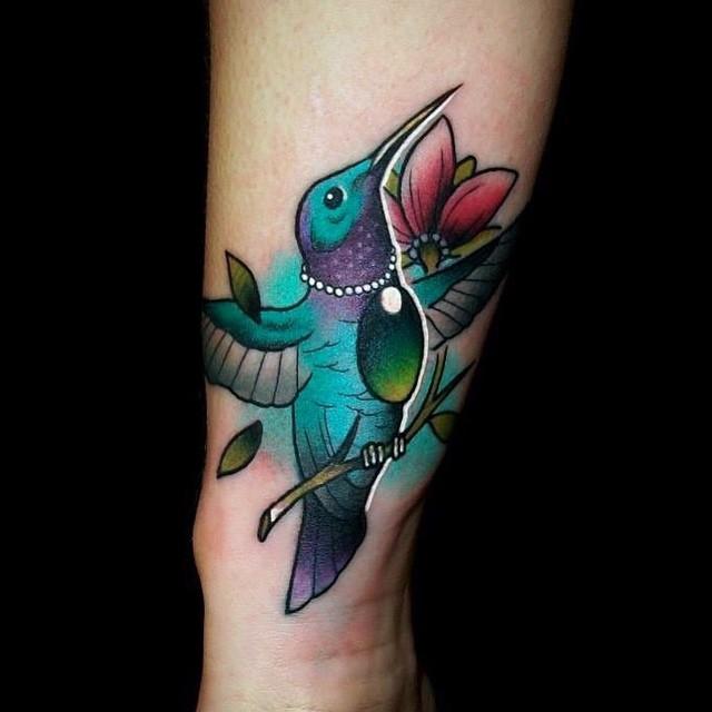65 Delicate and artistic hummingbird tattoos » Nexttattoos
