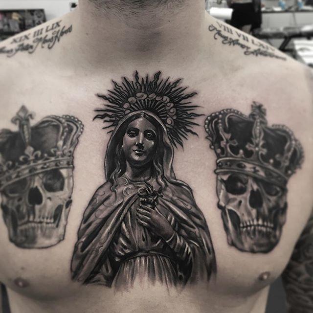 65 Tattoos Of The Virgin Mary - Nexttattoos 640_x_640_jpg
