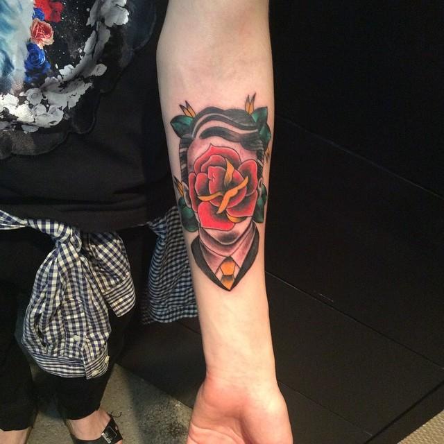 70 Lovely And Provoking Rose Tattoos: The Most Effective Pictures - Nexttattoos 640_x_640_jpg