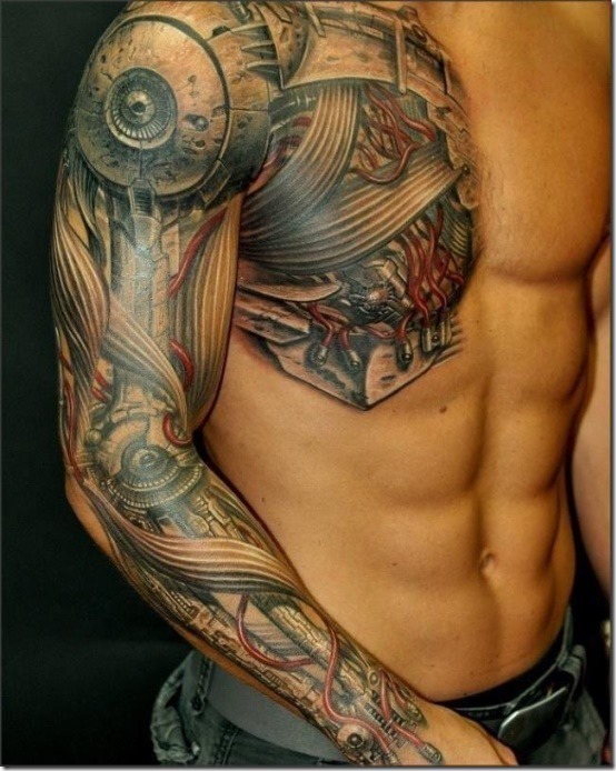 Extra Cool Steampunk Tattoo Designs - Nexttattoos 694_x_554_jpg