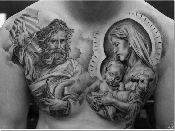 Venerate Jesus Christ Tattoo Designs - Nexttattoos 427_x_568_jpg
