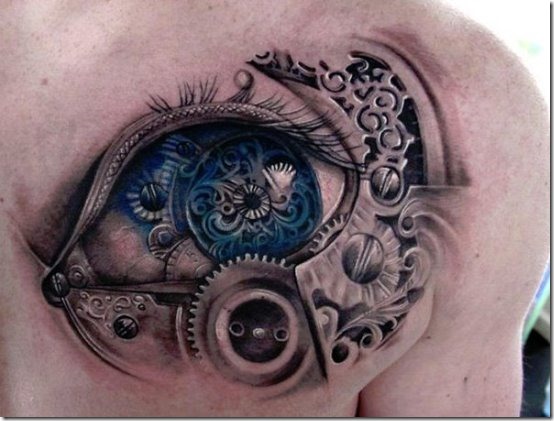 Extra Cool Steampunk Tattoo Designs - Nexttattoos 421_x_554_jpg