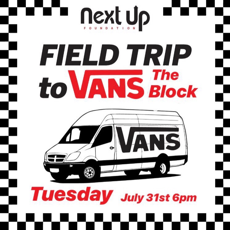 Next Up at The Block Vans skatepark in Orange,CA Next Up Foundation