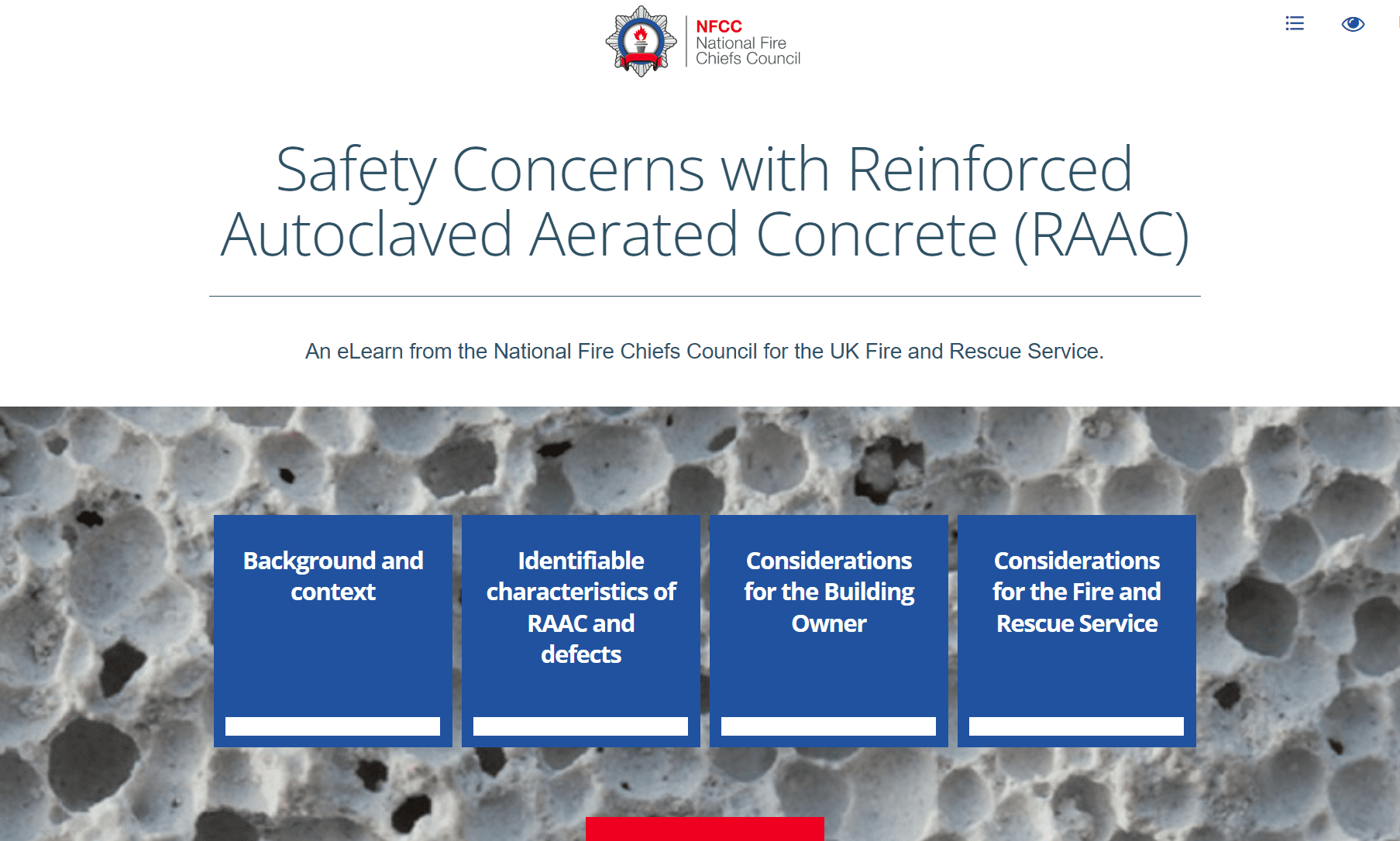 Reinforced Autoclaved Aerated Concrete NFCC