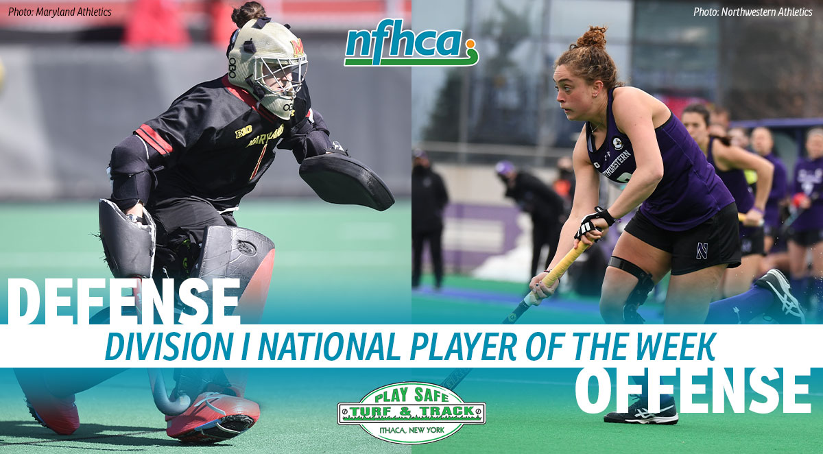 Baekers, Frost named Play Safe Turf & Track/NFHCA Division