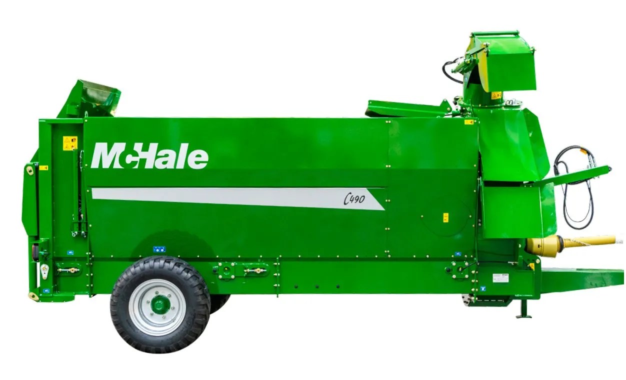 MCHALE C460 STRAW BLOWER & BALE FEEDER Nunan Farm Machinery