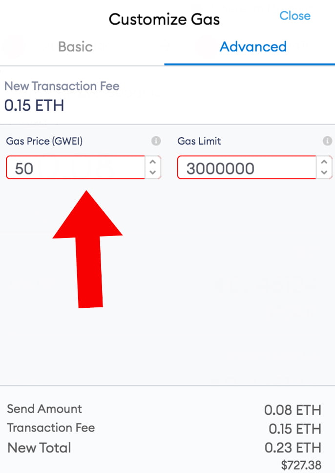 Speed up MetaMask and Reduce NFT Gas Fees NFT Artwork