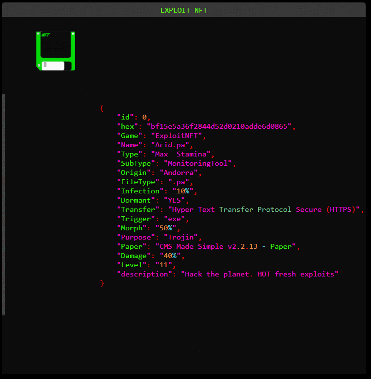 Exploit NFT NFT Calendar