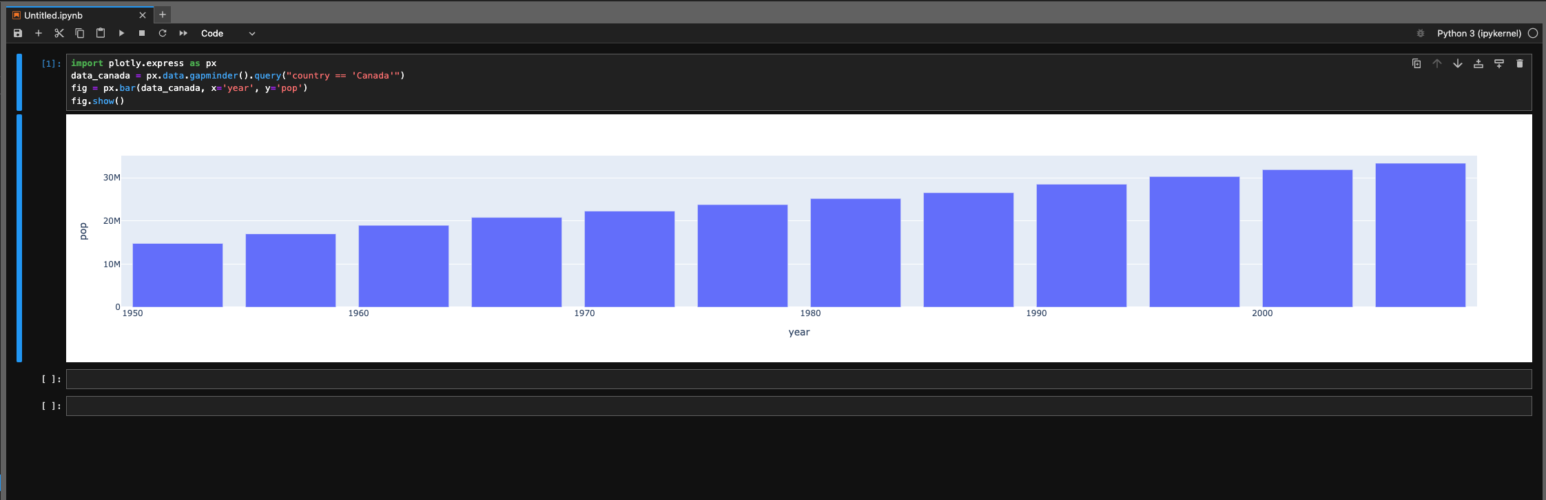 Setup Jupyter Lab with Plotly Nga Hoang