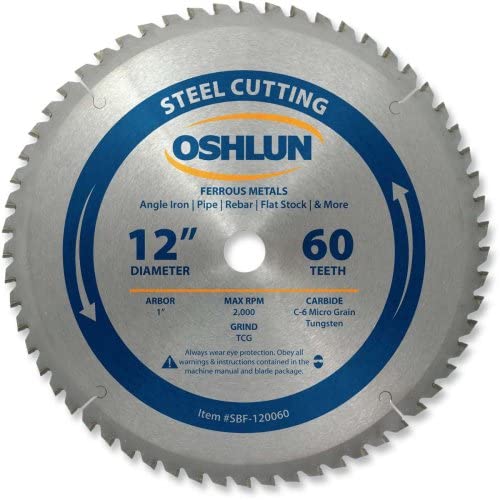 12"x60Tx1" STEEL/METAL SAW BLADE - NGC Industries