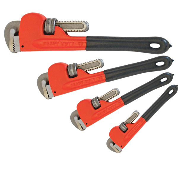 4PC STEEL PIPE WRENCH SET NGC Industries