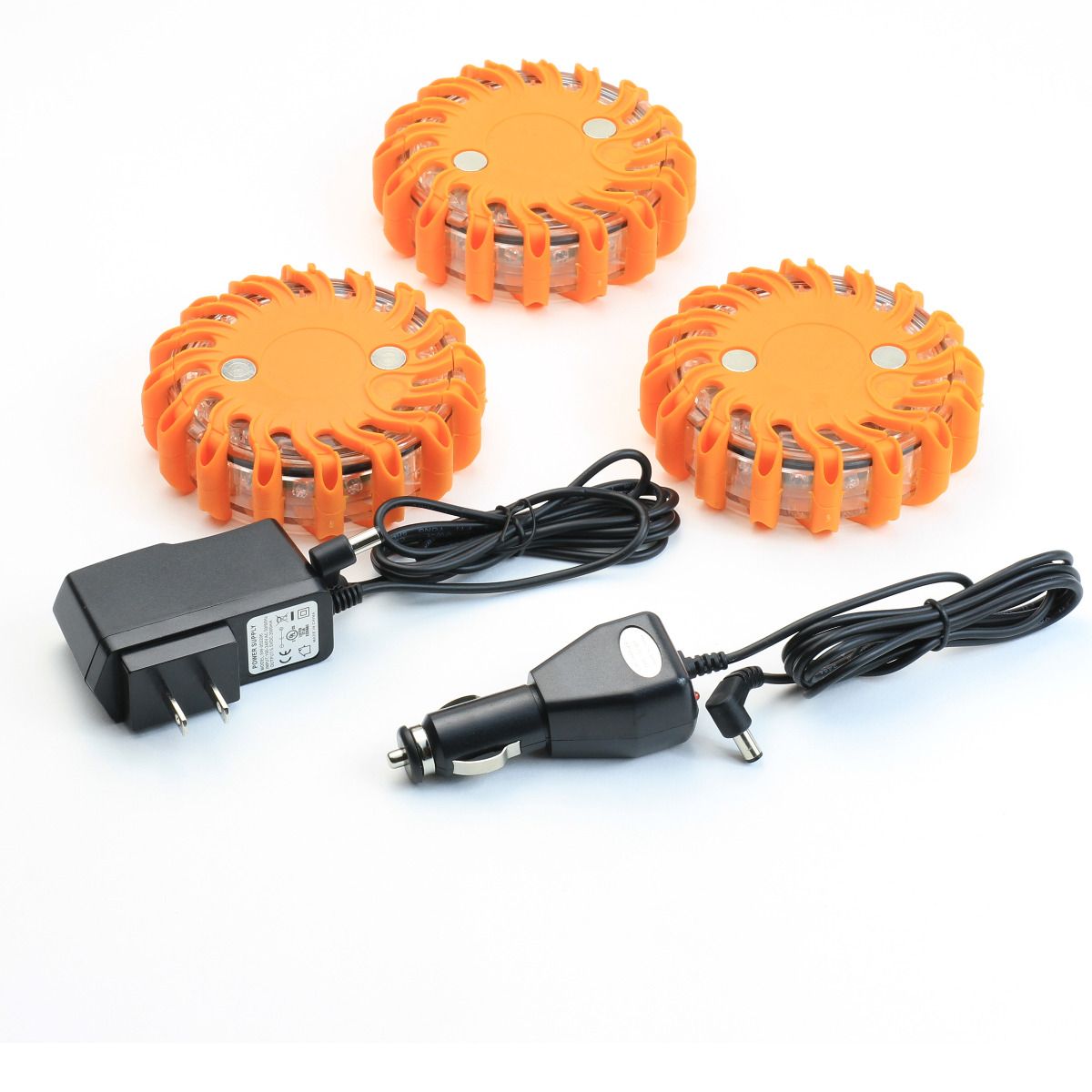 6PC RECHARGEABLE LED ROAD FLARE KIT NGC Industries