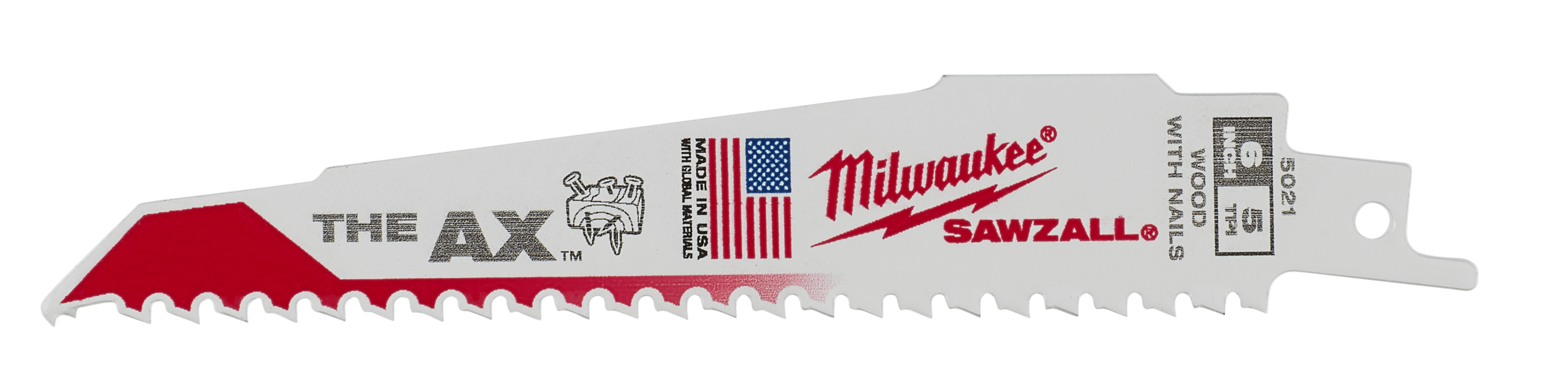 MILWAUKEE THE AX SAWZALL BLADE 6" X 5TPI NGC Industries