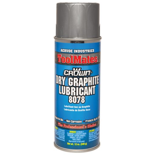AERVOE TOOLMATES DRY GRAPHITE LUBRICANT 12oz AEROSOL NGC Industries