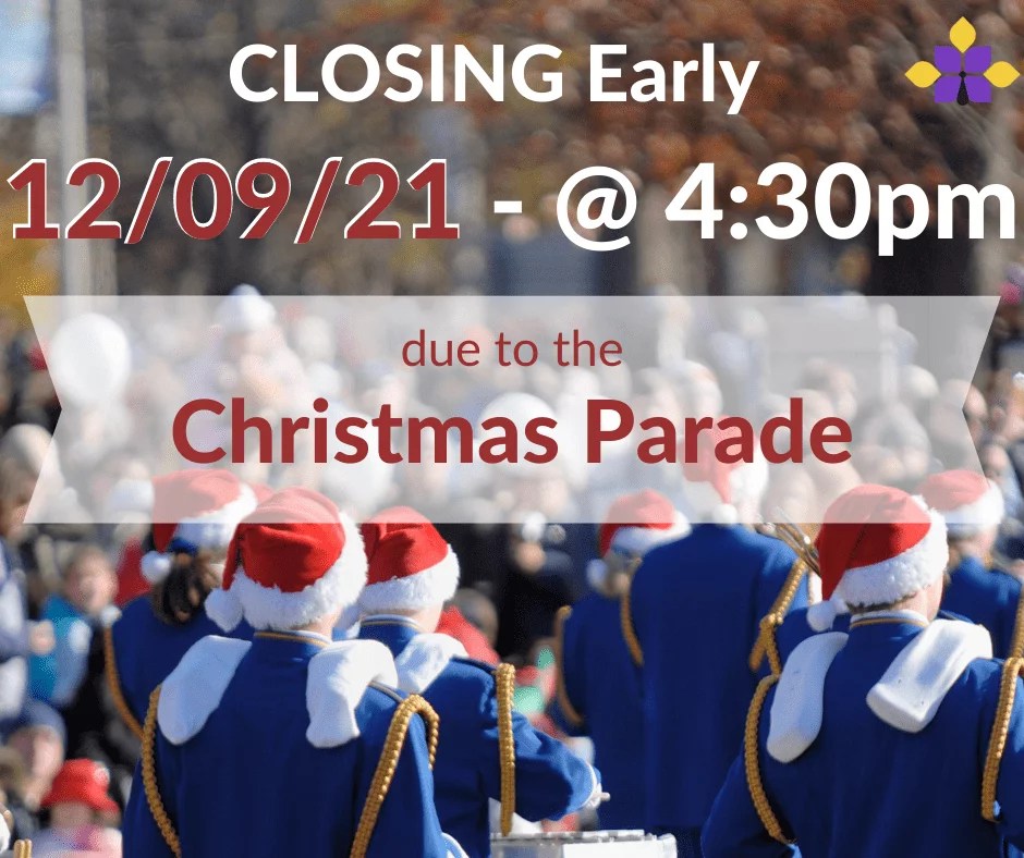 CLOSING 430 due to Christmas Parade CalhounGordon Northwest