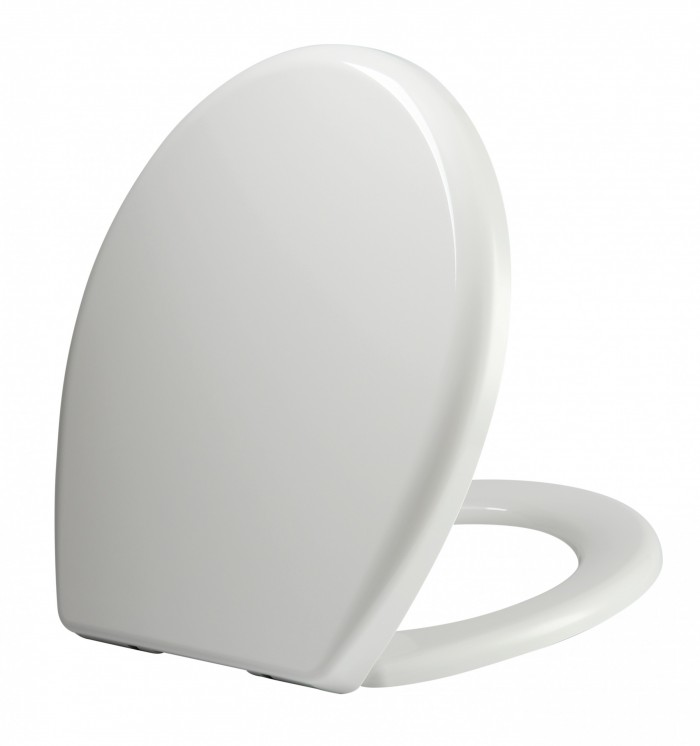 WRAPOVER SOFT CLOSE TOP FIX METAL HINGE TOILET SEAT 2.1kg HEATING