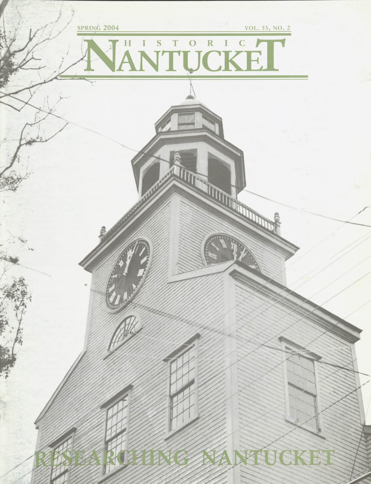 Researching Nantucket Nantucket Historical Association