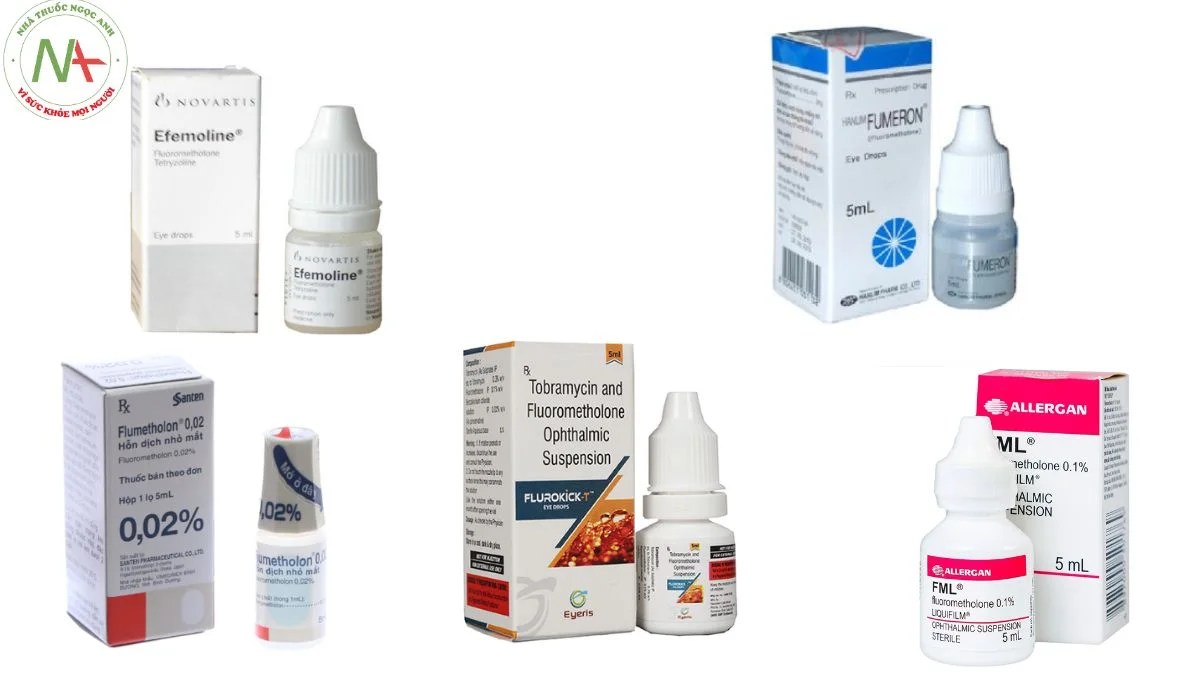 Thuốc nhỏ mắt Flumetholon trị các bệnh viêm ngoài mắt