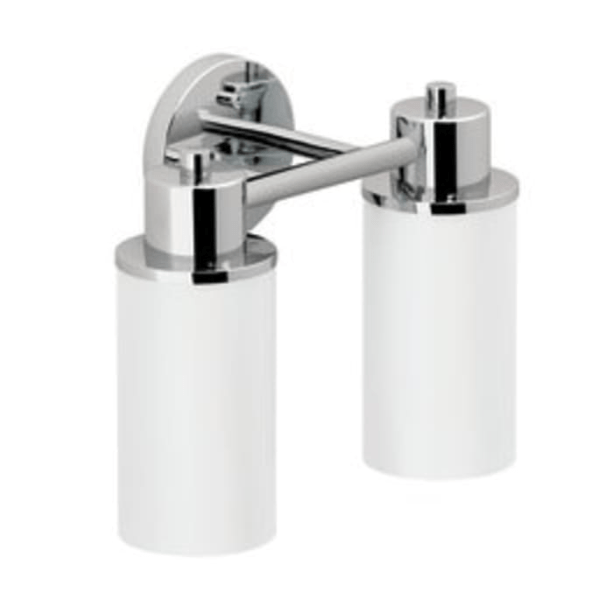 Moen 12.95″ Wide 2 Light Bathroom Fixture from the Iso Collection • NH