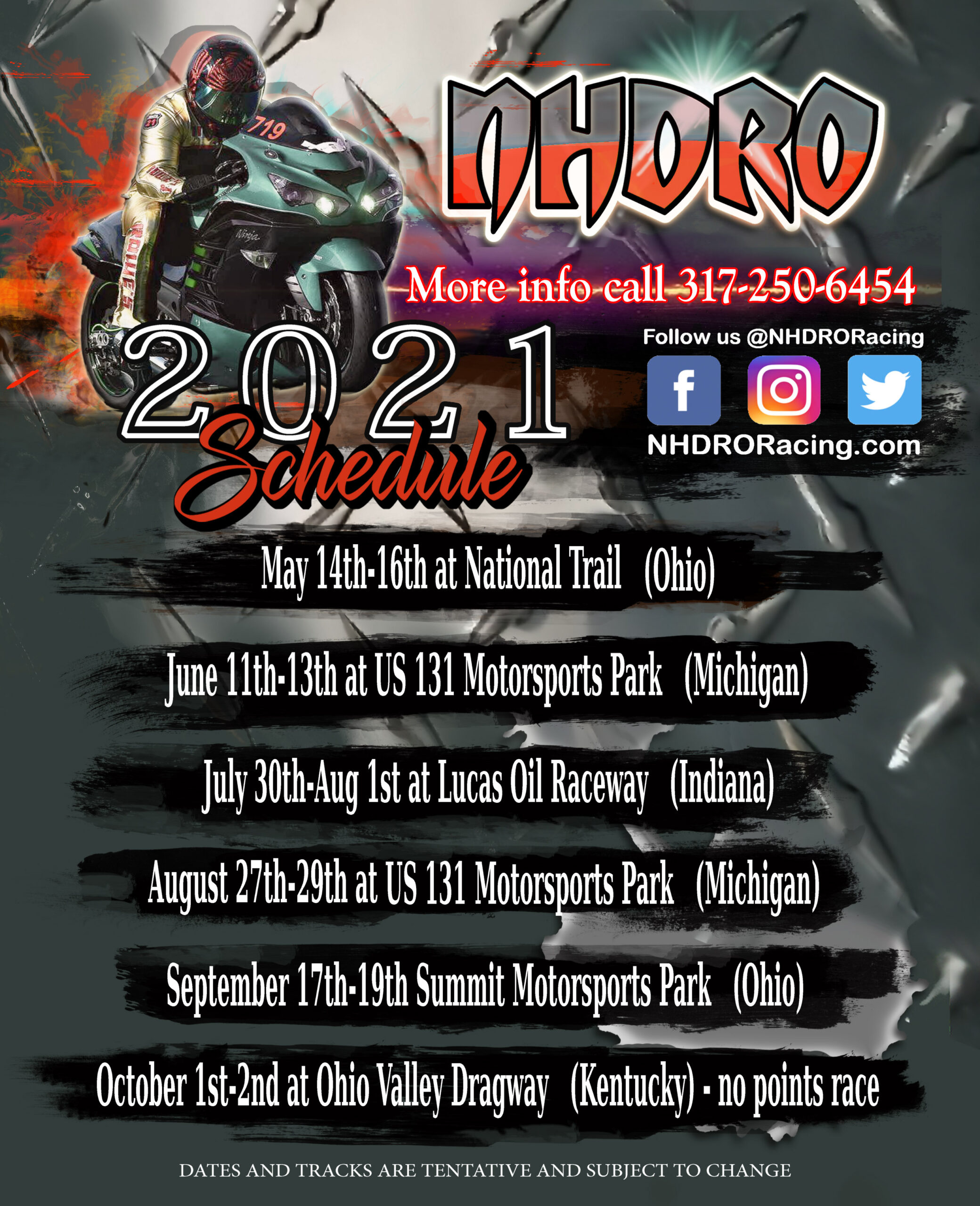 2021schedule NHDRO
