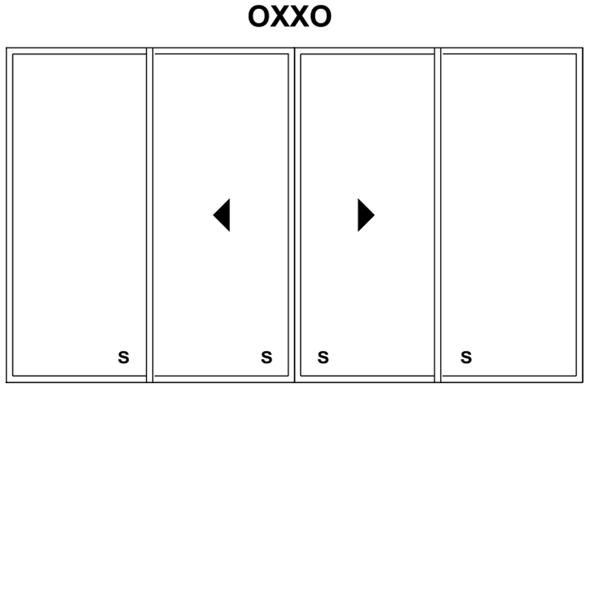 4 Panel Sliding Door NHG
