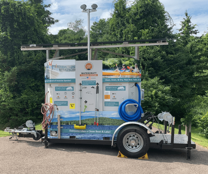 NH LAKES and the Lake Sunapee Protective Association Team Up Helping