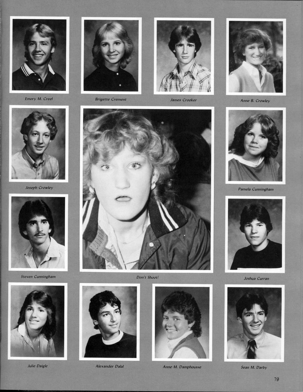 Nashua High School Class of 1984 Yearbook Page 79