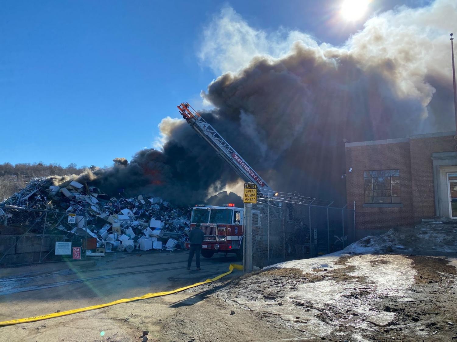 Fire at Popular Waterbury Recycling Center Releases Toxins into