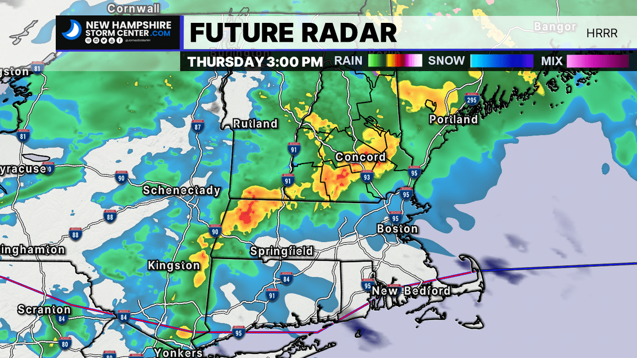 Wednesday forecast NH STORM CENTER