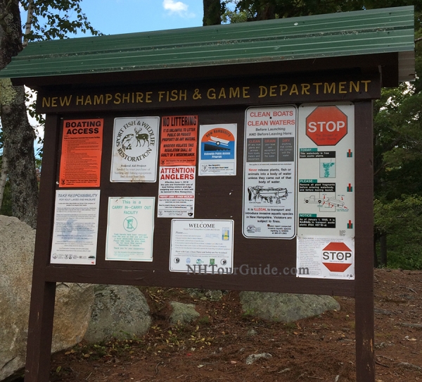 Merrymeeting Lake Boat Ramp NH Boat Ramps