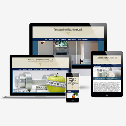 Personal Care Physicians, LLC New Hampshire Web Design