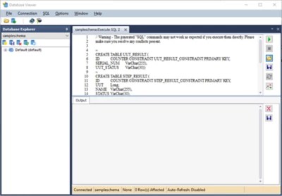 Creating a TestStand Database Schema from Scratch NI