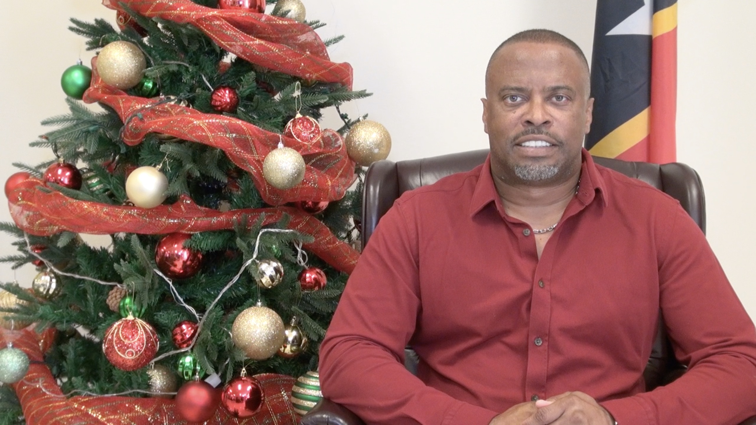 Christmas greetings from Nevis Premier Hon. Mark Brantley NIA