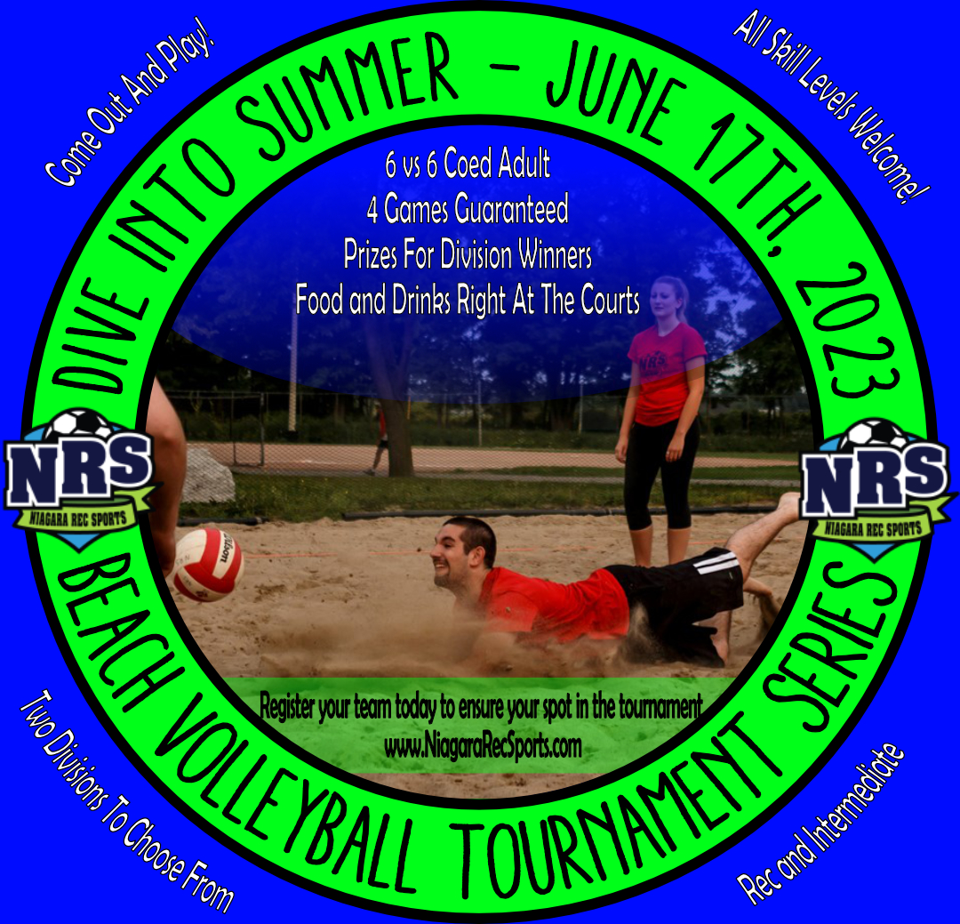Beach Volleyball Tournaments Niagara Rec Sports
