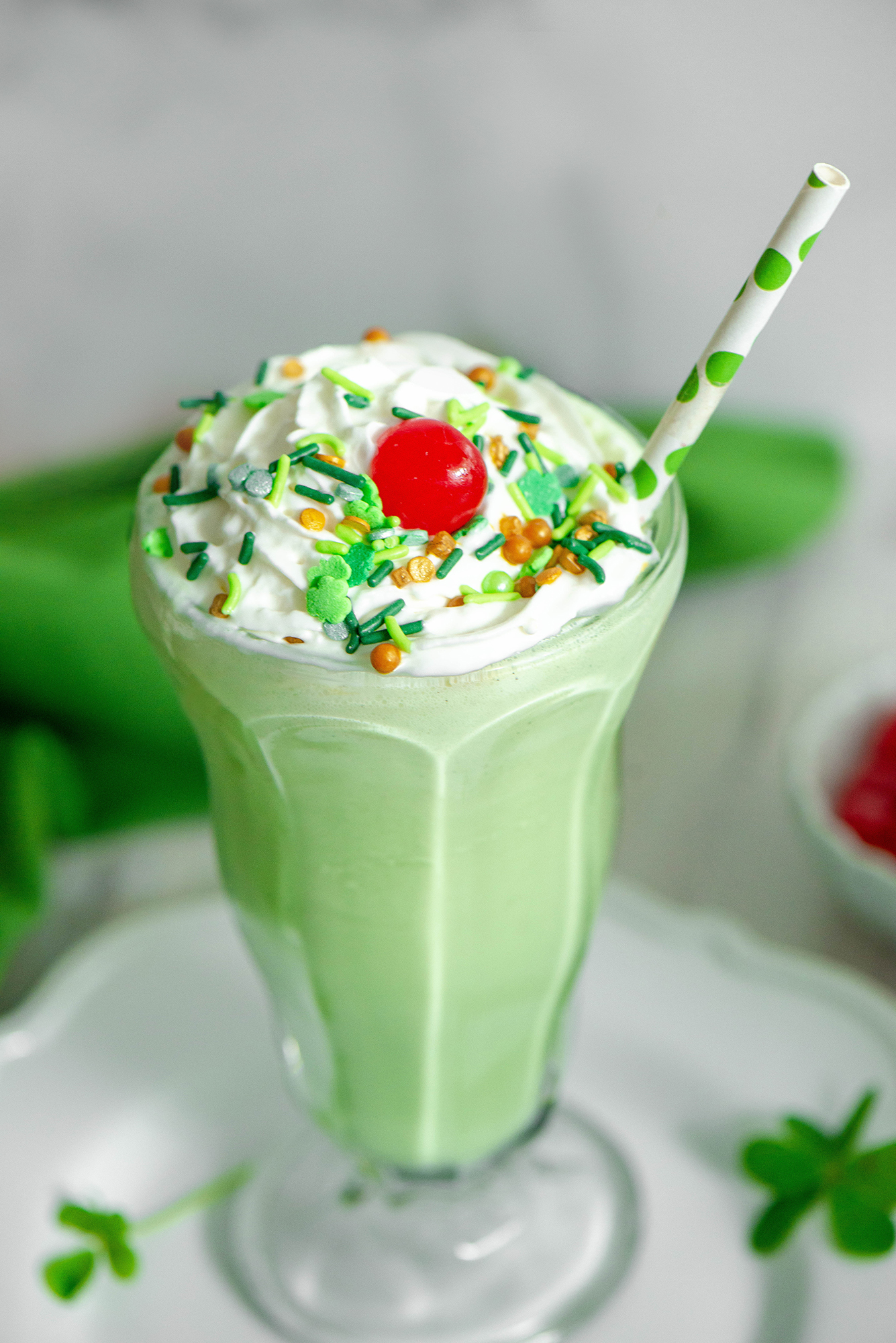 Homemade Shamrock Shake Nibbles and Feasts