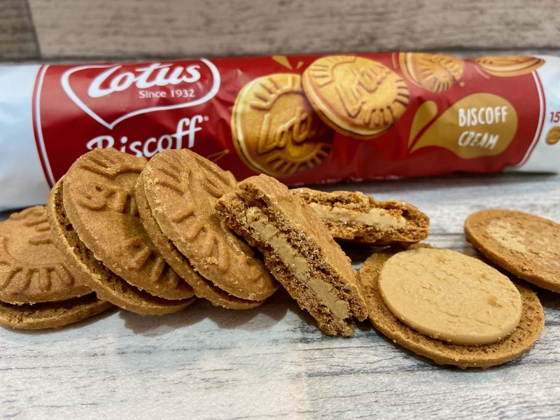 New Lotus Biscoff Cream Biscuits