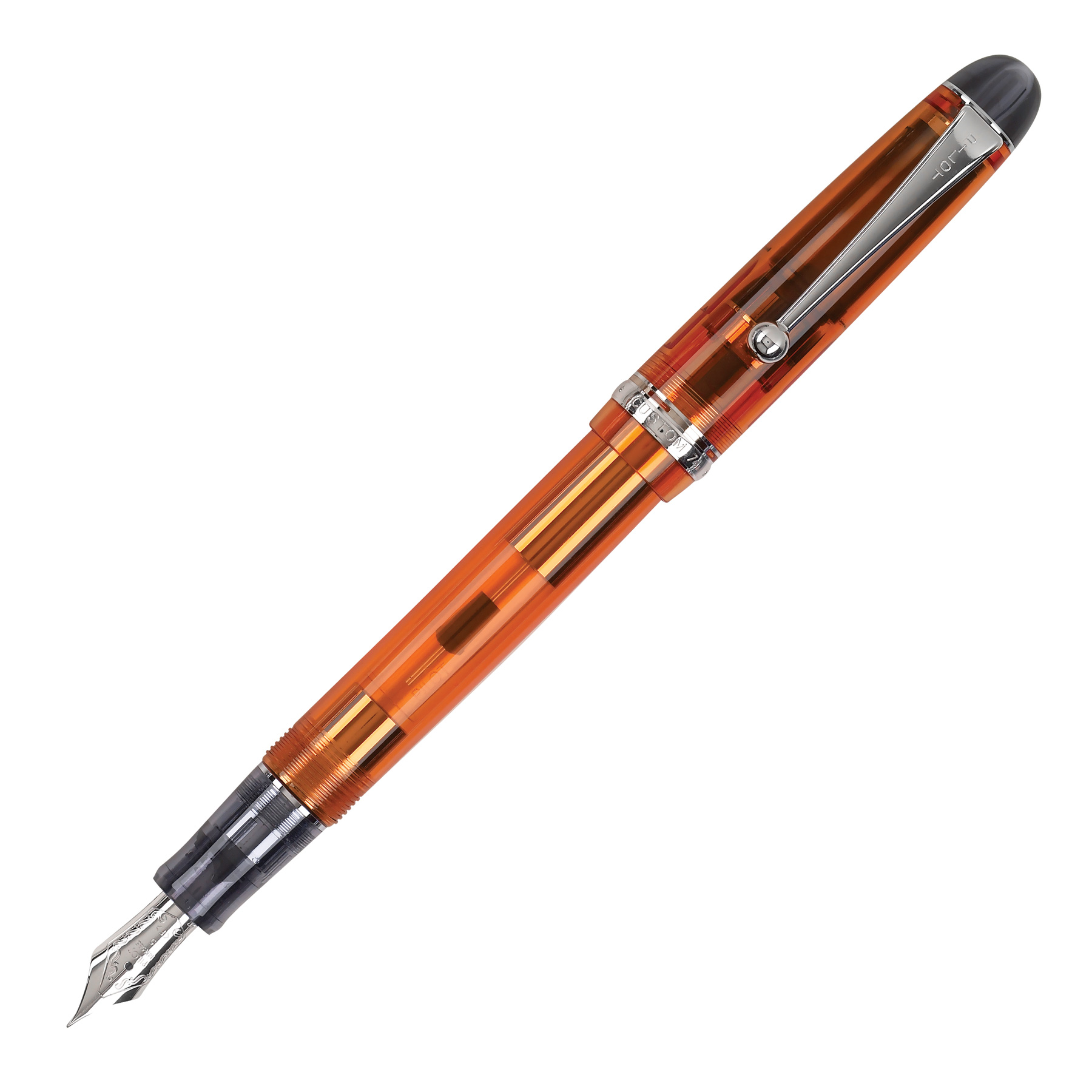 Pilot Custom 74 Fountain Pen Orange The Nibsmith