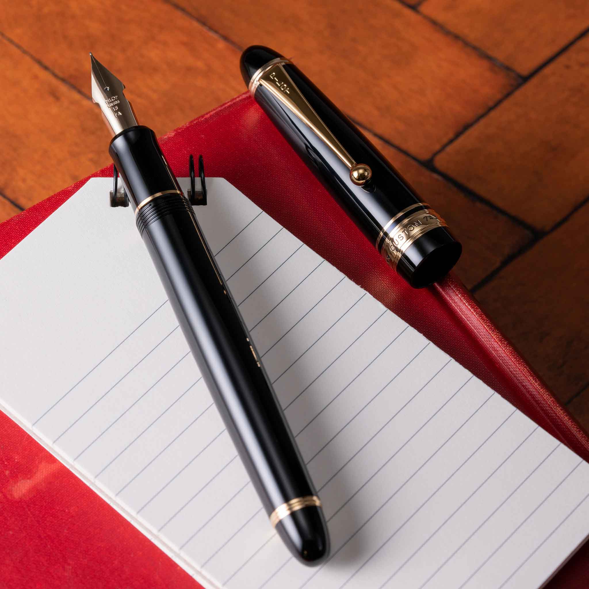 Pilot Custom 743 Fountain Pen – Black – The Nibsmith
