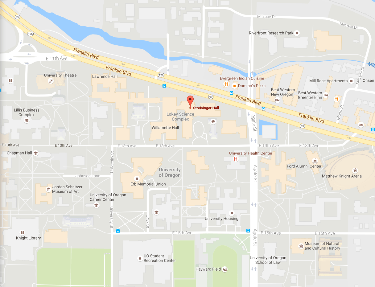 University Locations University Of Oregon Location