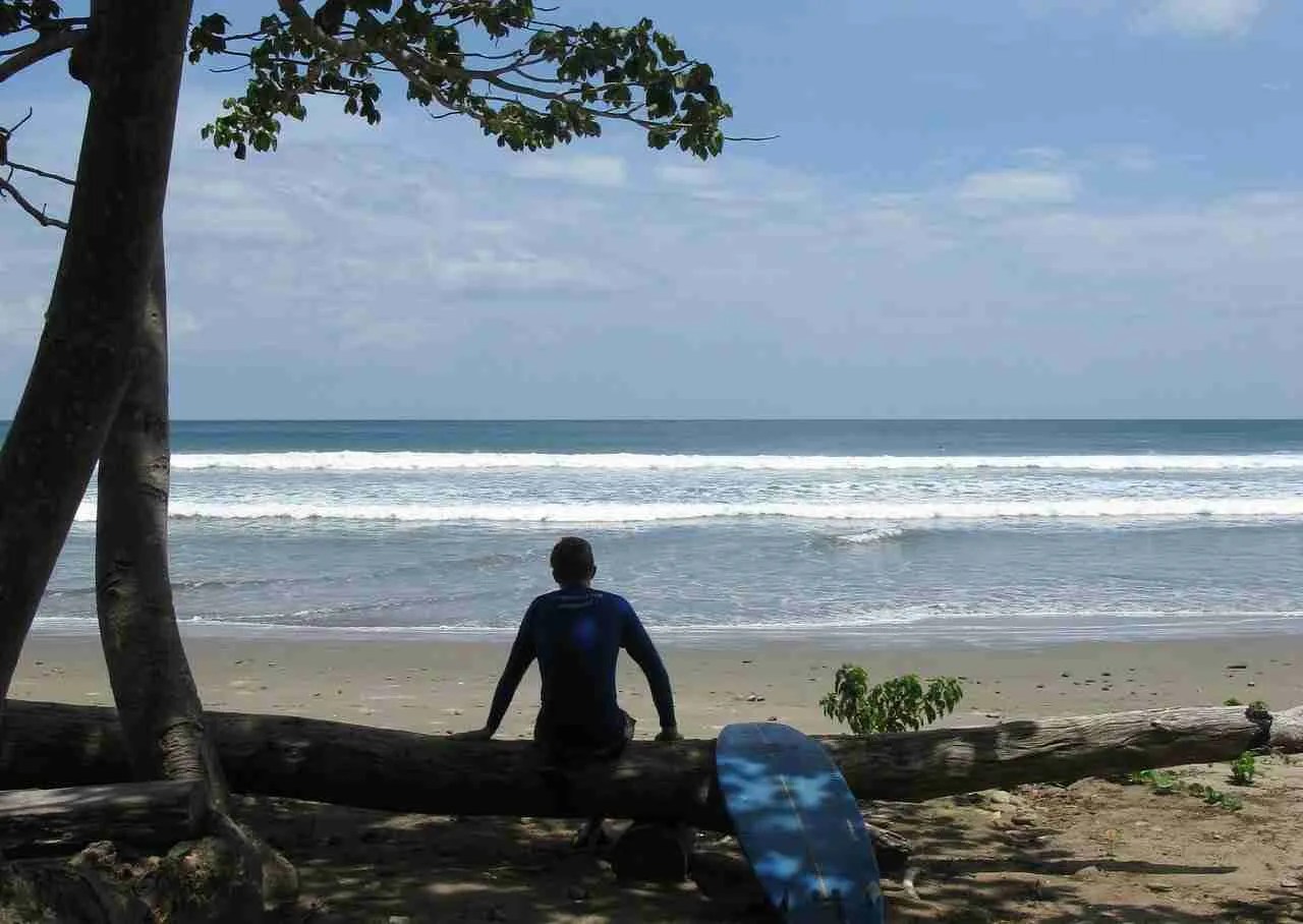 Surfing in Nicaragua
